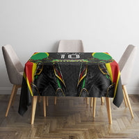 Personalized St Kitts And Nevis Patriots Tablecloth Caribbean Cricket Player Graphic Art
