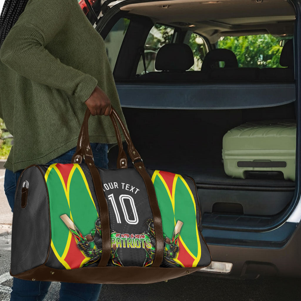 Personalized St Kitts And Nevis Patriots Travel Bag Caribbean Cricket Player Graphic Art