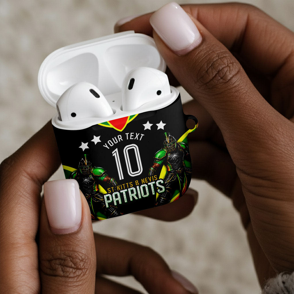 Personalized St Kitts And Nevis Patriots Cricket AirPods Case Dynamic Player Celebration Team Pride