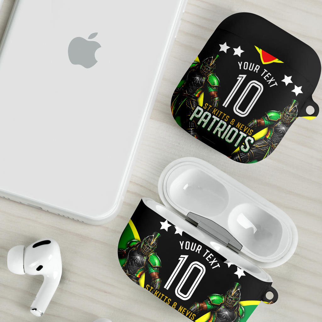 Personalized St Kitts And Nevis Patriots Cricket AirPods Case Dynamic Player Celebration Team Pride