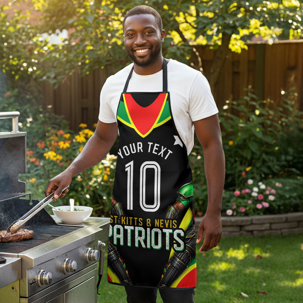 Personalized St Kitts And Nevis Patriots Cricket Apron Dynamic Player Celebration Team Pride