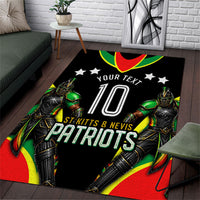 Personalized St Kitts And Nevis Patriots Cricket Area Rug Dynamic Player Celebration Team Pride
