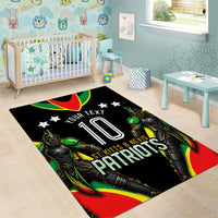 Personalized St Kitts And Nevis Patriots Cricket Area Rug Dynamic Player Celebration Team Pride
