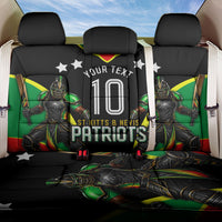 Personalized St Kitts And Nevis Patriots Cricket Back Car Seat Cover Dynamic Player Celebration Team Pride