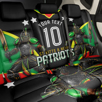 Personalized St Kitts And Nevis Patriots Cricket Back Car Seat Cover Dynamic Player Celebration Team Pride