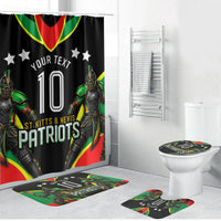Personalized St Kitts And Nevis Patriots Cricket Bathroom Set Dynamic Player Celebration Team Pride