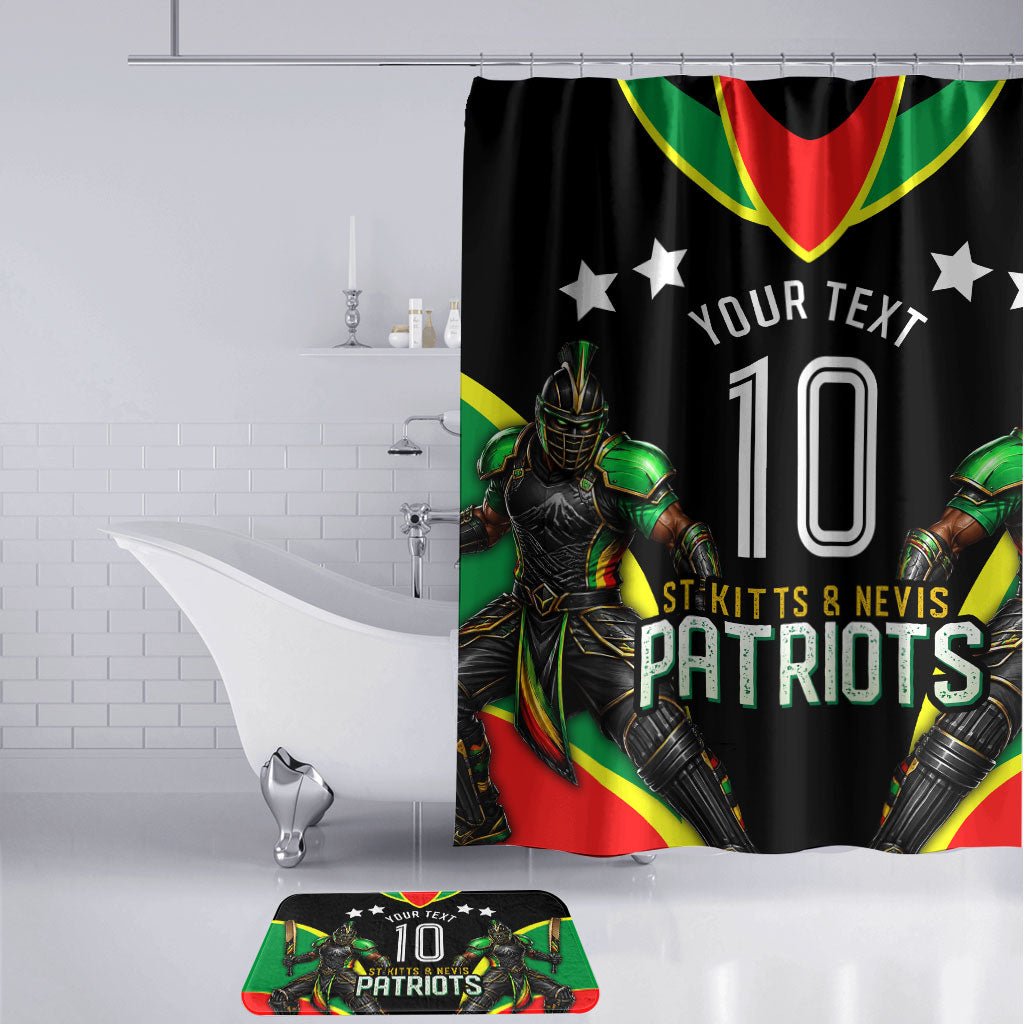Personalized St Kitts And Nevis Patriots Cricket Bathroom Set Dynamic Player Celebration Team Pride