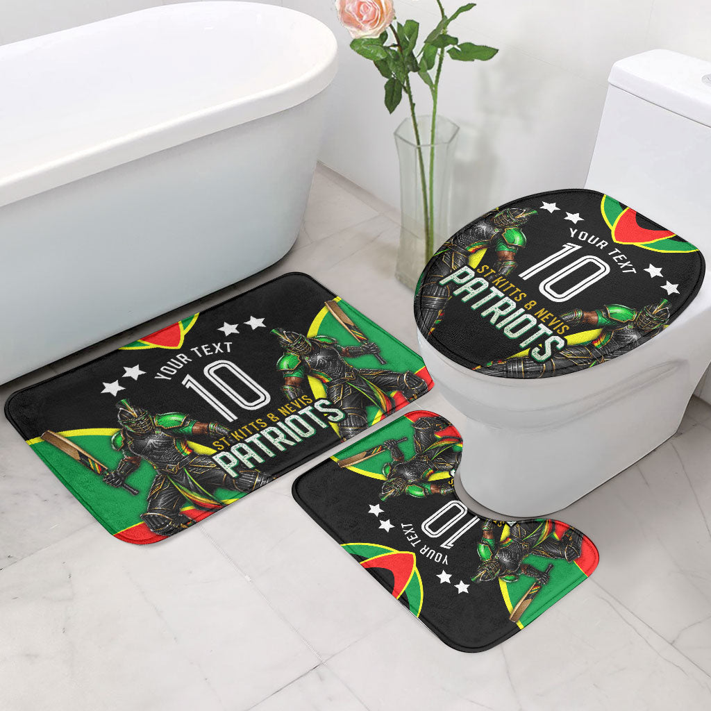 Personalized St Kitts And Nevis Patriots Cricket Bathroom Set Dynamic Player Celebration Team Pride