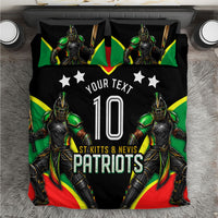 Personalized St Kitts And Nevis Patriots Cricket Bedding Set Dynamic Player Celebration Team Pride