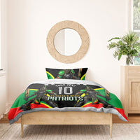 Personalized St Kitts And Nevis Patriots Cricket Bedding Set Dynamic Player Celebration Team Pride