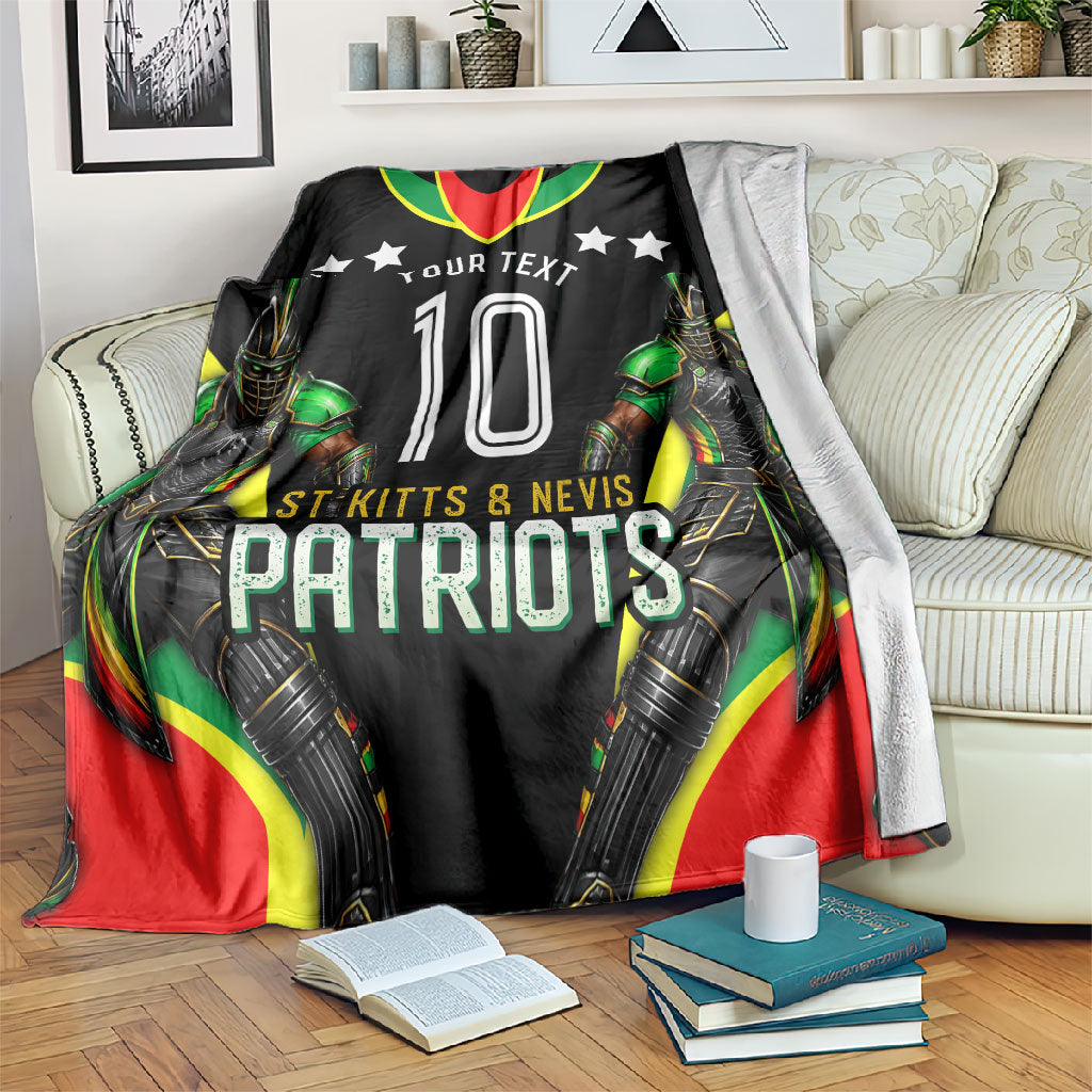 Personalized St Kitts And Nevis Patriots Cricket Blanket Dynamic Player Celebration Team Pride