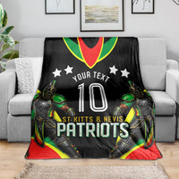 Personalized St Kitts And Nevis Patriots Cricket Blanket Dynamic Player Celebration Team Pride