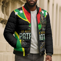 Personalized St Kitts And Nevis Patriots Cricket Bomber Puffer Jacket Dynamic Player Celebration Team Pride