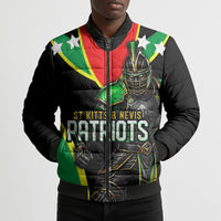Personalized St Kitts And Nevis Patriots Cricket Bomber Puffer Jacket Dynamic Player Celebration Team Pride