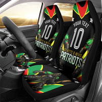 Personalized St Kitts And Nevis Patriots Cricket Car Seat Cover Dynamic Player Celebration Team Pride
