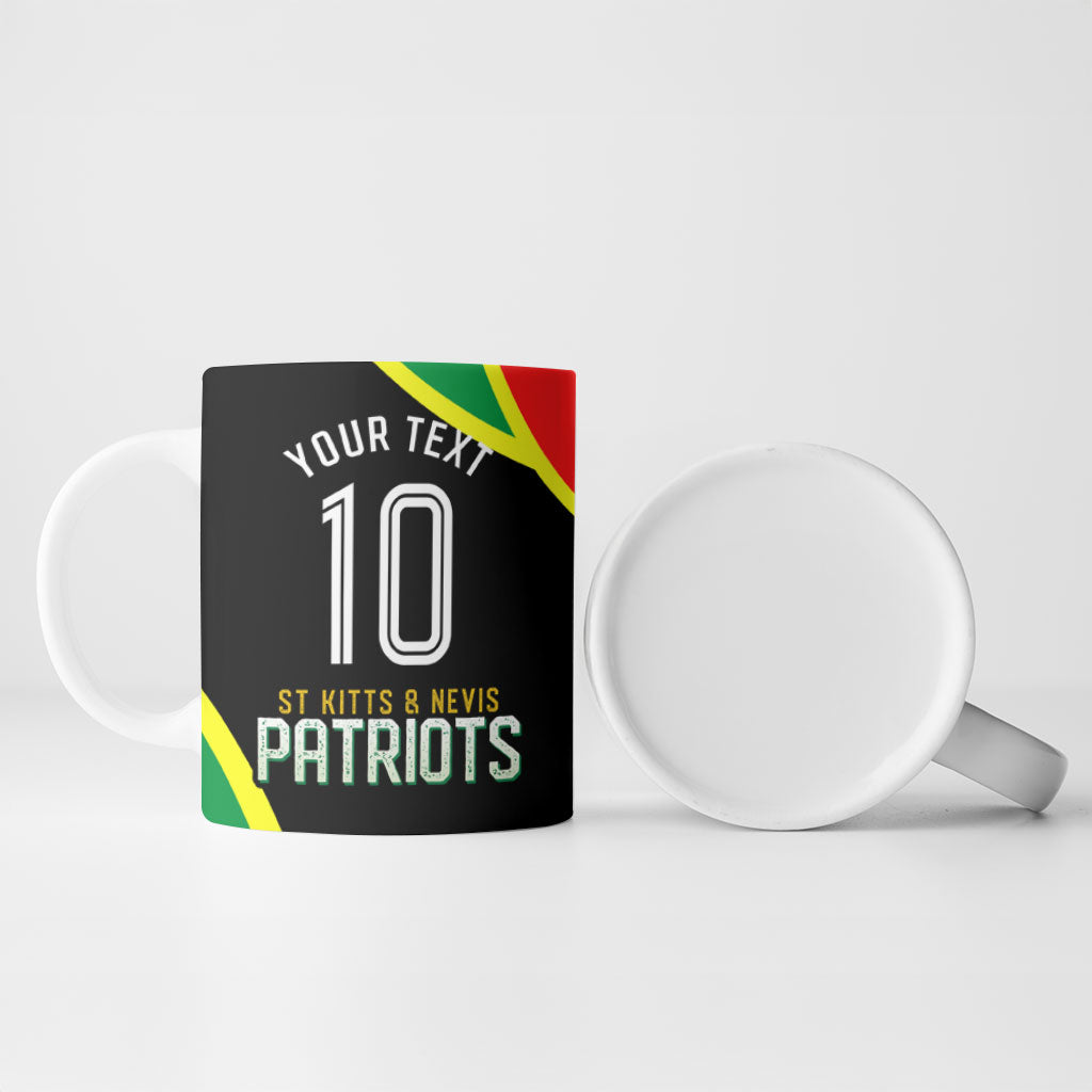 Personalized St Kitts And Nevis Patriots Cricket Ceramic Mug Dynamic Player Celebration Team Pride