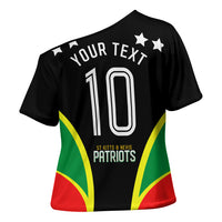 Personalized St Kitts And Nevis Patriots Cricket Cross Shoulder Shirt Dynamic Player Celebration Team Pride