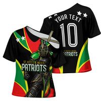 Personalized St Kitts And Nevis Patriots Cricket Cross Shoulder Shirt Dynamic Player Celebration Team Pride