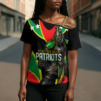 Personalized St Kitts And Nevis Patriots Cricket Cross Shoulder Shirt Dynamic Player Celebration Team Pride