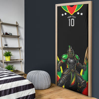 Personalized St Kitts And Nevis Patriots Cricket Door Cover Dynamic Player Celebration Team Pride