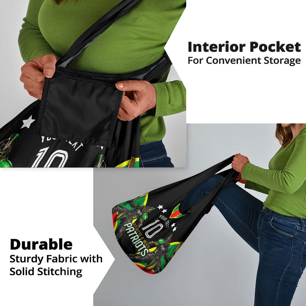 Personalized St Kitts And Nevis Patriots Cricket Grocery Bag Dynamic Player Celebration Team Pride