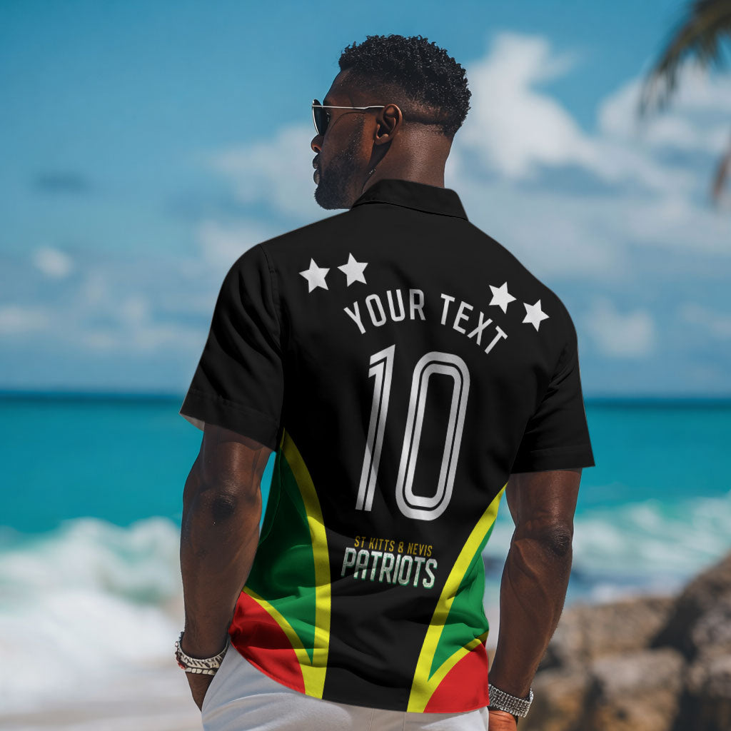Personalized St Kitts And Nevis Patriots Cricket Hawaiian Shirt Dynamic Player Celebration Team Pride