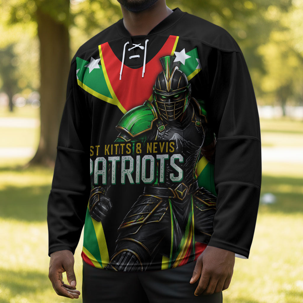 Personalized St Kitts And Nevis Patriots Cricket Hockey Jersey Dynamic Player Celebration Team Pride