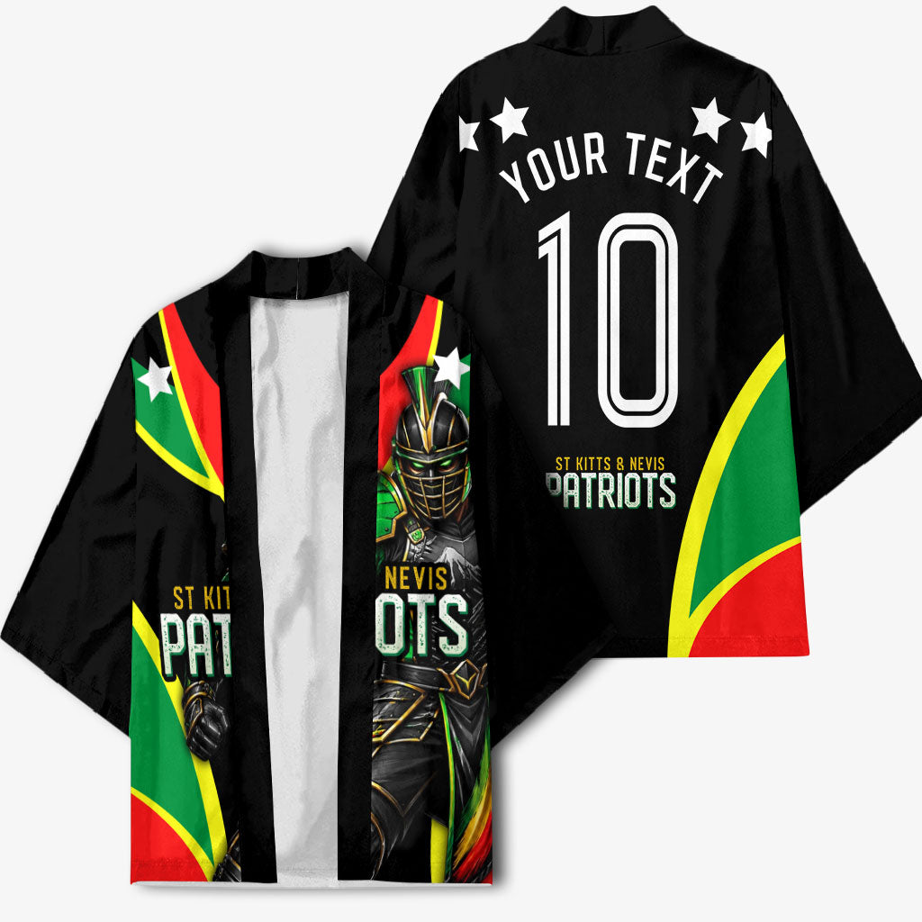 Personalized St Kitts And Nevis Patriots Cricket Kimono Dynamic Player Celebration Team Pride