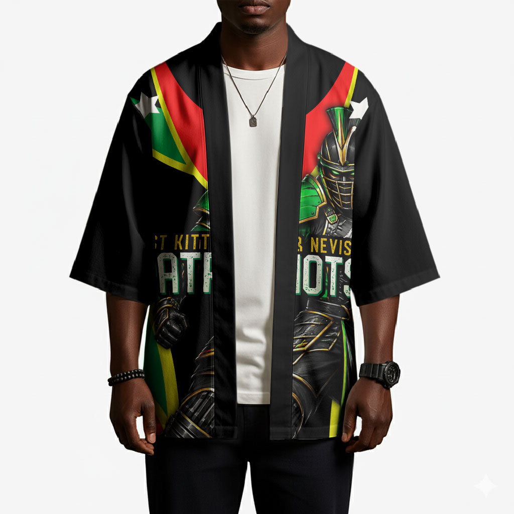 Personalized St Kitts And Nevis Patriots Cricket Kimono Dynamic Player Celebration Team Pride