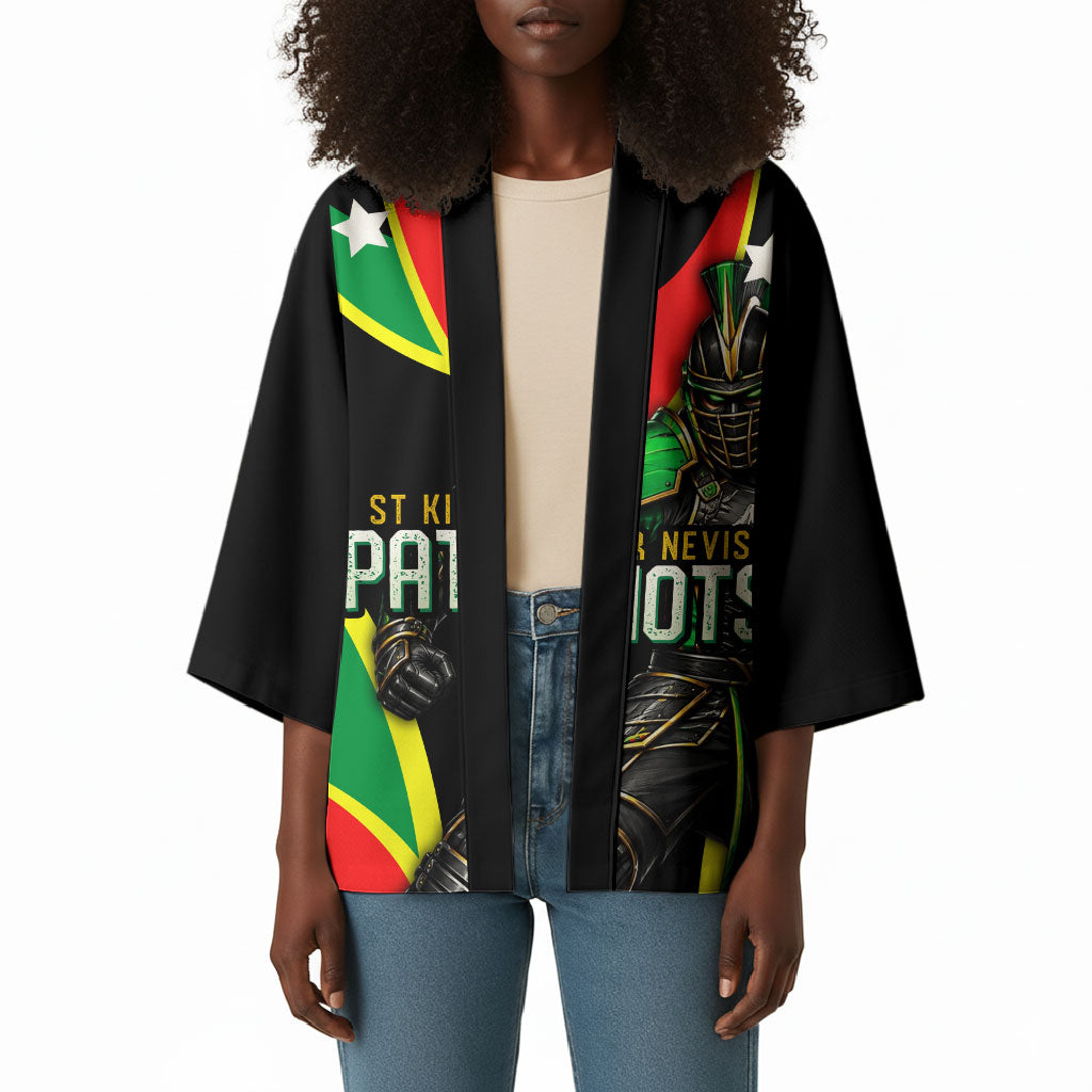 Personalized St Kitts And Nevis Patriots Cricket Kimono Dynamic Player Celebration Team Pride