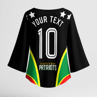 Personalized St Kitts And Nevis Patriots Cricket Kimono Sleeve Blouse Dynamic Player Celebration Team Pride