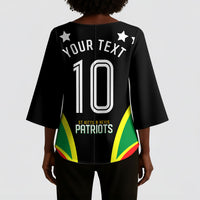 Personalized St Kitts And Nevis Patriots Cricket Kimono Sleeve Blouse Dynamic Player Celebration Team Pride