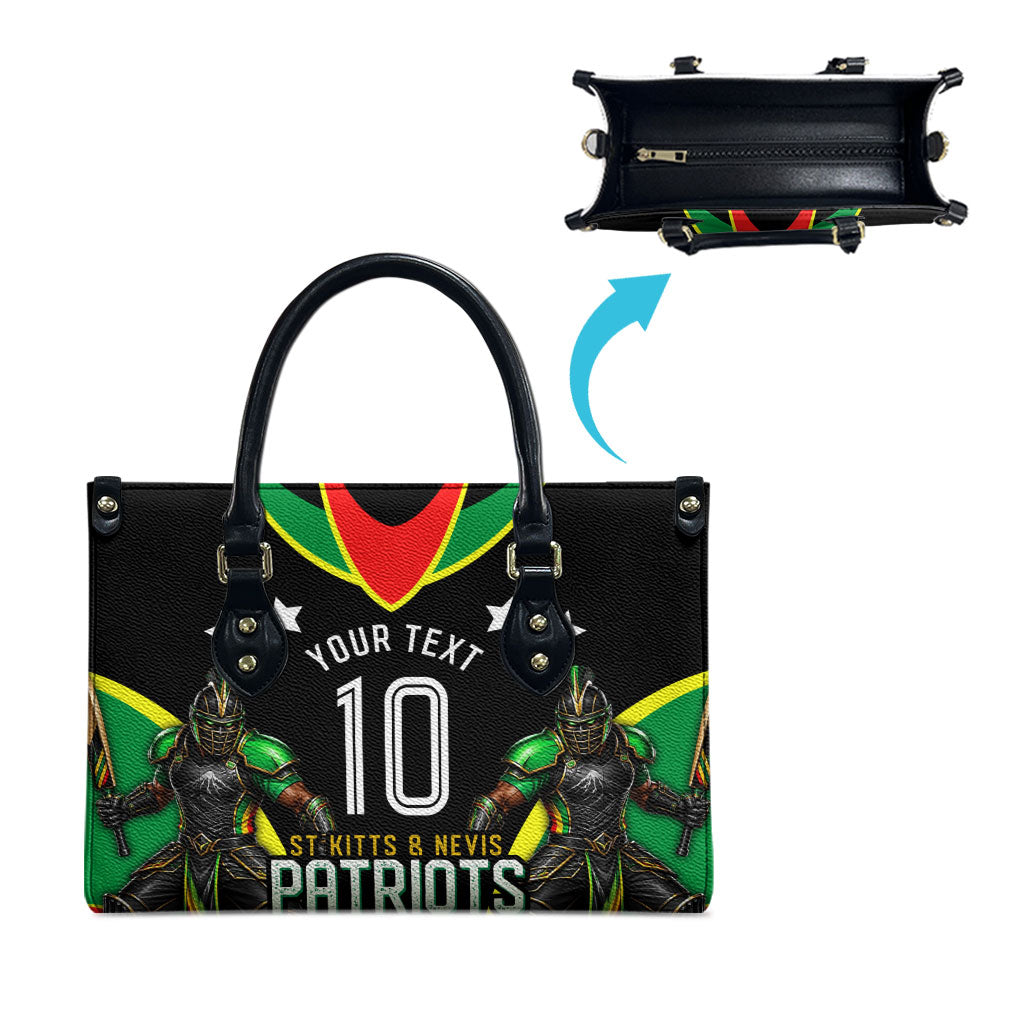 Personalized St Kitts And Nevis Patriots Cricket Leather Bag Dynamic Player Celebration Team Pride