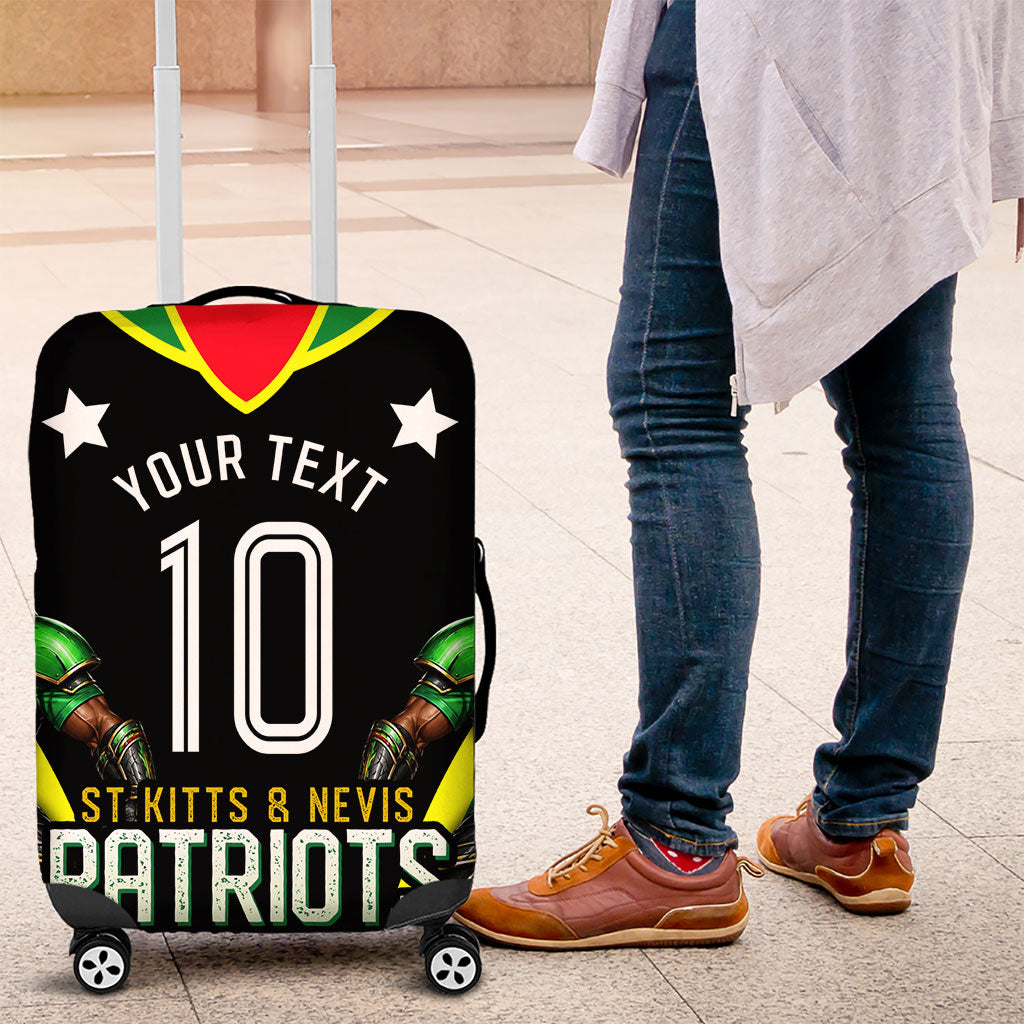 Personalized St Kitts And Nevis Patriots Cricket Luggage Cover Dynamic Player Celebration Team Pride