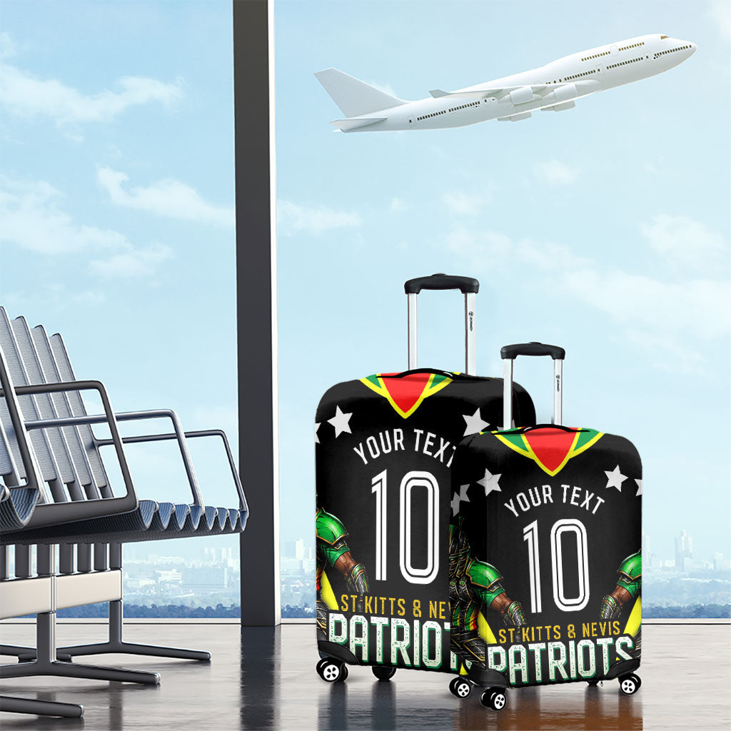 Personalized St Kitts And Nevis Patriots Cricket Luggage Cover Dynamic Player Celebration Team Pride