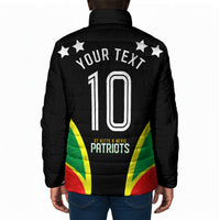 Personalized St Kitts And Nevis Patriots Cricket Padded Jacket Dynamic Player Celebration Team Pride
