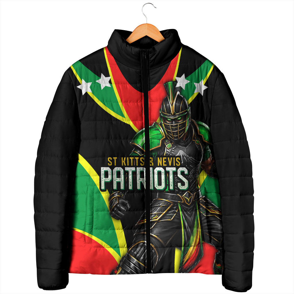 Personalized St Kitts And Nevis Patriots Cricket Padded Jacket Dynamic Player Celebration Team Pride