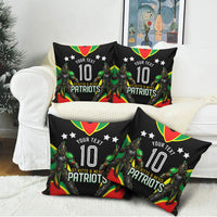 Personalized St Kitts And Nevis Patriots Cricket Pillow Cover Dynamic Player Celebration Team Pride