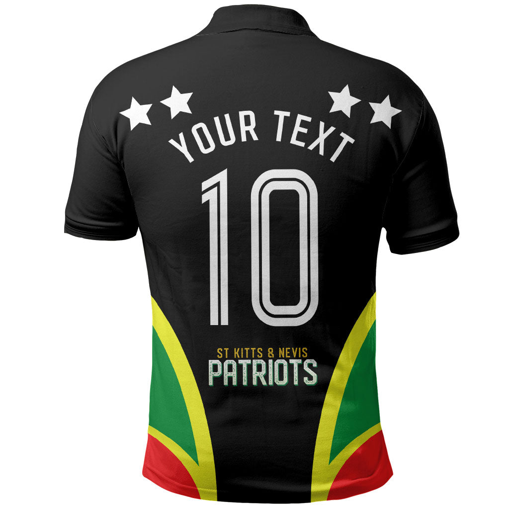 Personalized St Kitts And Nevis Patriots Cricket Polo Shirt Dynamic Player Celebration Team Pride