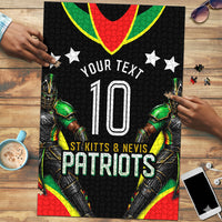Personalized St Kitts And Nevis Patriots Cricket Puzzle Dynamic Player Celebration Team Pride
