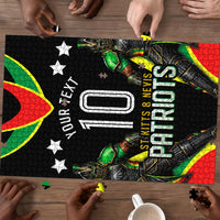 Personalized St Kitts And Nevis Patriots Cricket Puzzle Dynamic Player Celebration Team Pride