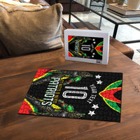 Personalized St Kitts And Nevis Patriots Cricket Puzzle Dynamic Player Celebration Team Pride