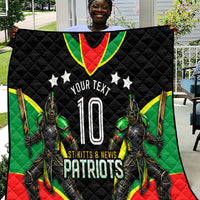 Personalized St Kitts And Nevis Patriots Cricket Quilt Dynamic Player Celebration Team Pride