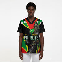 Personalized St Kitts And Nevis Patriots Cricket Scrub Top Dynamic Player Celebration Team Pride