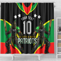 Personalized St Kitts And Nevis Patriots Cricket Shower Curtain Dynamic Player Celebration Team Pride