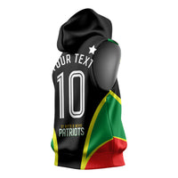 Personalized St Kitts And Nevis Patriots Cricket Sleeveless Hoodie Dynamic Player Celebration Team Pride