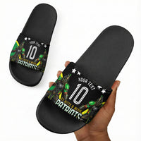 Personalized St Kitts And Nevis Patriots Cricket Slide Sandals Dynamic Player Celebration Team Pride
