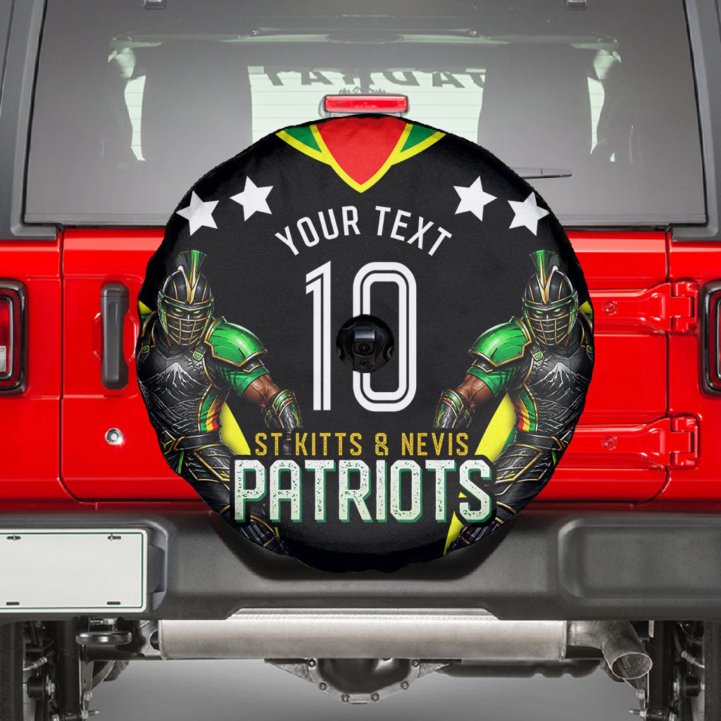Personalized St Kitts And Nevis Patriots Cricket Spare Tire Cover Dynamic Player Celebration Team Pride
