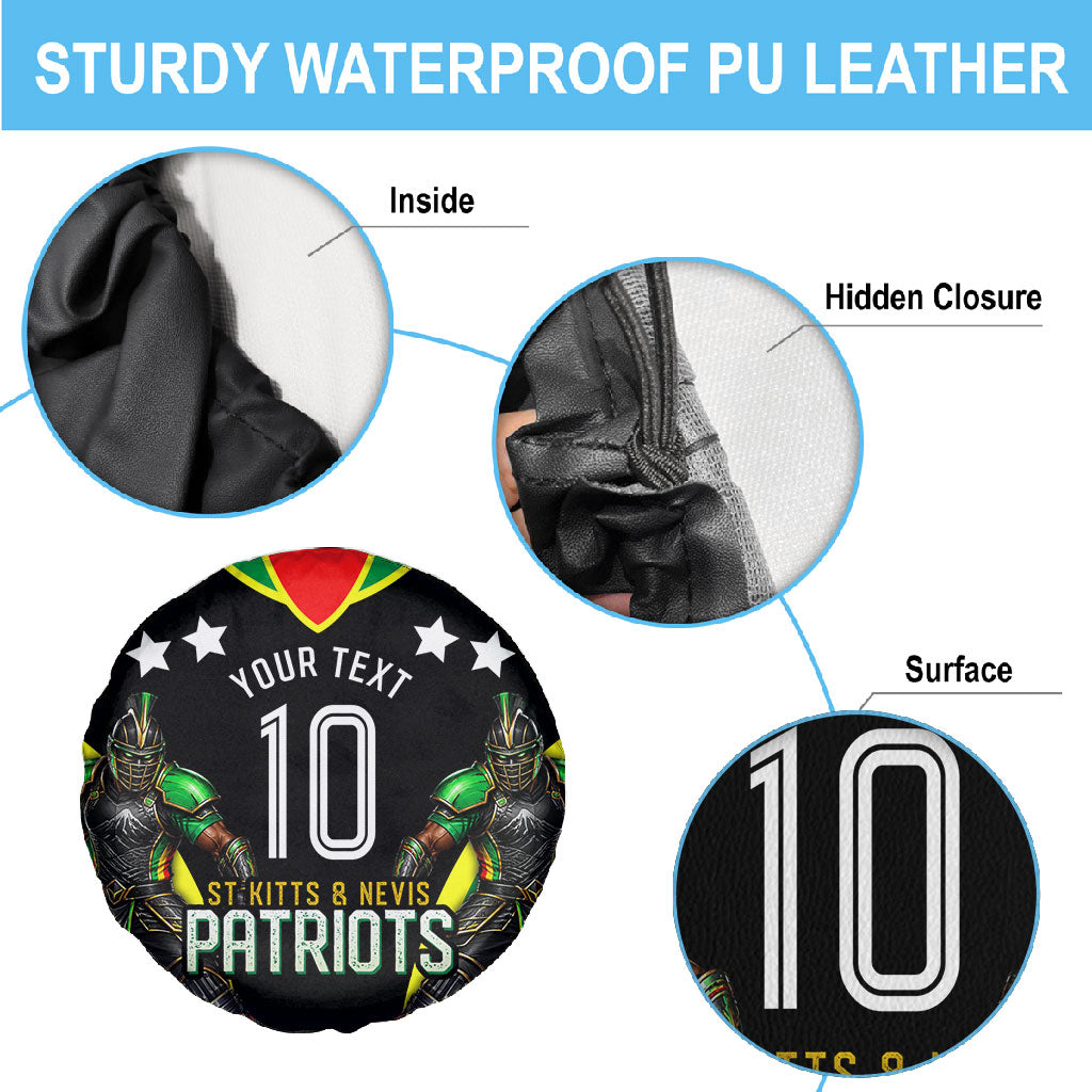 Personalized St Kitts And Nevis Patriots Cricket Spare Tire Cover Dynamic Player Celebration Team Pride