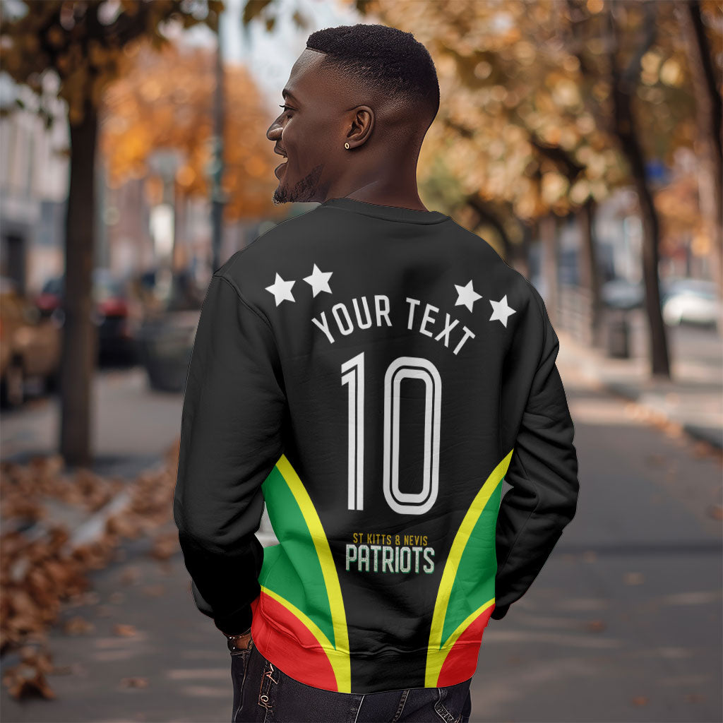 Personalized St Kitts And Nevis Patriots Cricket Sweatshirt Dynamic Player Celebration Team Pride